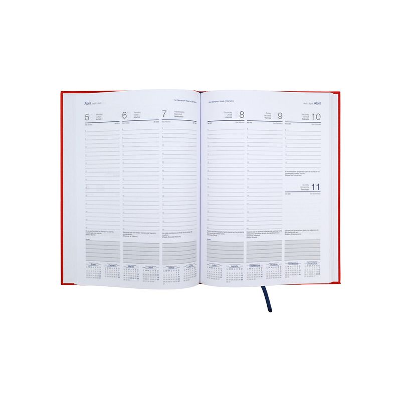 94139 - AGENDA DE ESCRITORIO CARIBE COLORES SURTIDOS