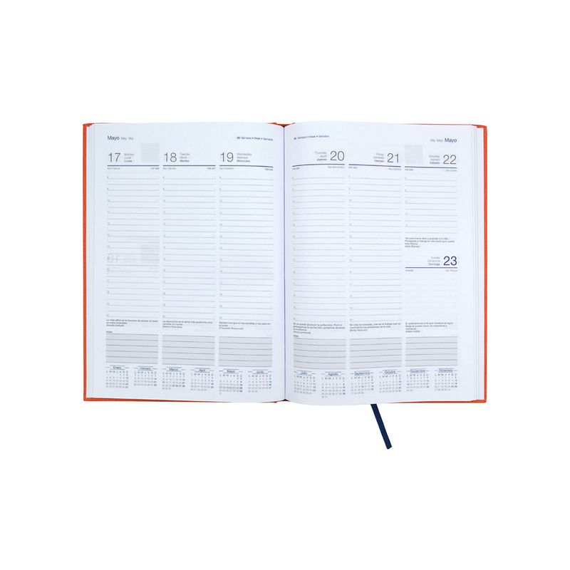 94133 - AGENDA DE ESCRITORIO CARIBE COLORES SURTIDOS