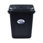 93324 - BOTE PARA BASURA 13LTS NEGRO RECTANGULAR CON BALANCIN_2